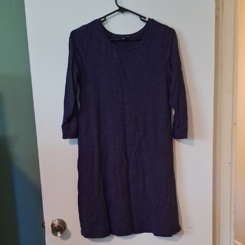 Hilary Radley Navy Long Sleeve Top
